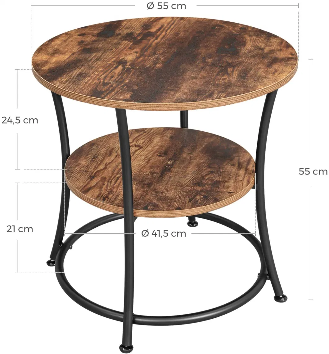 Unique Design Brown Color Classic Accent Furniture Usage for Dining Room Side Table