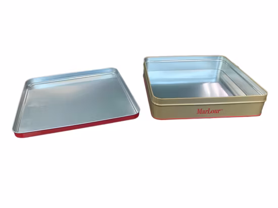 Gran oferta, caja de lata cuadrada de juguete, naipes, caja de lata, lata de Metal para póquer, pequeña caja de lata de póquer, naipes, caja de lata, embalaje de juego, caja de lata