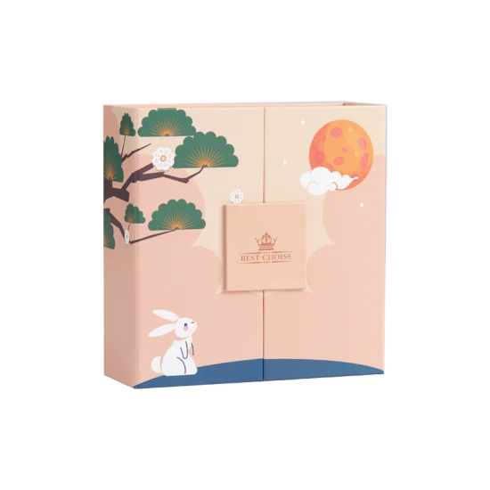 Caja de cartón cuadrada plegable, diseño impreso personalizado magnético, regalo plegable, joyería, vino, peluca cosmética, caja de embalaje de regalo de papel